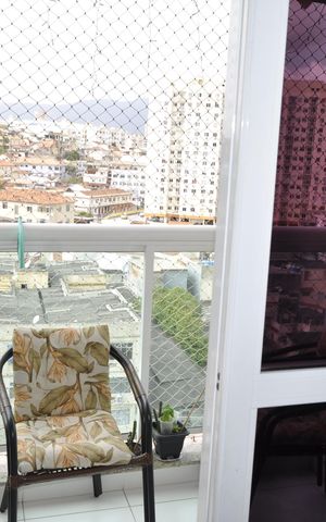Apartamento à venda com 68m², 3 quartos e 1 vagaSacada/Sala