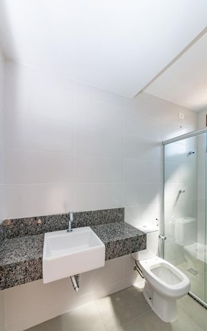 Apartamento à venda com 73m², 2 quartos e 1 vaga Apartamento à venda com 73m², 2 quartos e 1 vagaBanheiro da Suíte 1