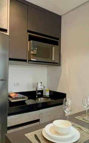 Studio à venda com 30m², 1 quarto e 1 vagaCozinha