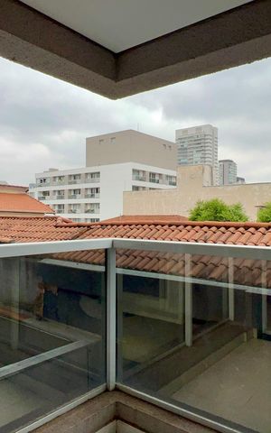 Studio à venda com 30m², 1 quarto e 1 vagaVaranda