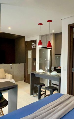 Studio à venda com 30m², 1 quarto e 1 vagaQuarto