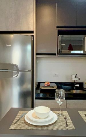 Studio à venda com 30m², 1 quarto e 1 vagaCozinha