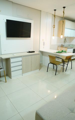 Apartamento à venda com 46m², 1 quarto e 1 vaga Apartamento à venda com 46m², 1 quarto e 1 vagaSala/cozinha