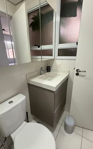 Apartamento à venda com 84m², 3 quartos e 1 vaga Apartamento à venda com 84m², 3 quartos e 1 vagaBanheiro da Suíte