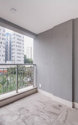 Studio para alugar com 32m², 1 quarto e sem vagaVaranda