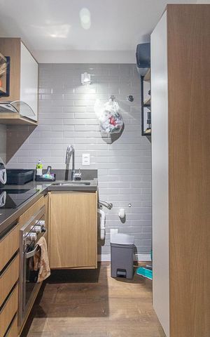 Apartamento à venda com 47m², 1 quarto e 1 vagaCozinha