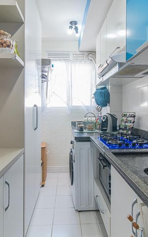 Apartamento à venda com 56m², 2 quartos e 1 vagaCozinha e Área de Serviço