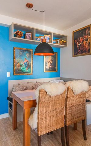 Apartamento à venda com 56m², 2 quartos e 1 vagaSala