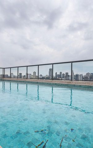 Studio para alugar com 34m², 1 quarto e sem vaga Studio para alugar com 34m², 1 quarto e sem vagaPiscina
