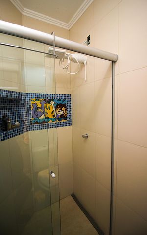 Casa de condomínio à venda com 142m², 3 quartos e 2 vagas Casa de condomínio à venda com 142m², 3 quartos e 2 vagasBanheiro Social