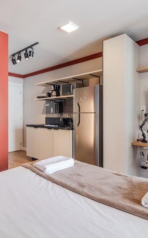 Studio à venda com 27m², 1 quarto e sem vagaStudio
