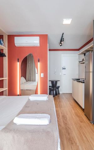 Studio à venda com 27m², 1 quarto e sem vagaStudio