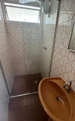 Studio para alugar com 39m², 1 quarto e sem vaga Studio para alugar com 39m², 1 quarto e sem vagaBanheiro