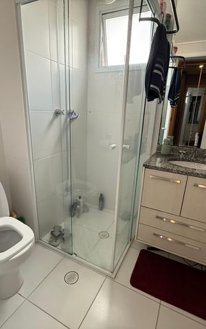 Apartamento à venda com 86m², 2 quartos e 2 vagas Apartamento à venda com 86m², 2 quartos e 2 vagasBanheiro 1