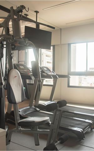 Studio para alugar com 21m², 1 quarto e sem vagaÁrea comum - Academia
