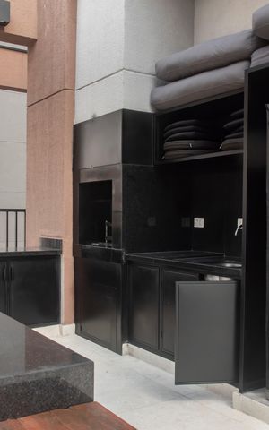 Studio para alugar com 21m², 1 quarto e sem vagaÁrea comum - Churrasqueira