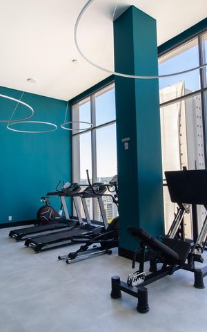 Apartamento à venda com 43m², 1 quarto e 1 vaga Apartamento à venda com 43m², 1 quarto e 1 vagaÁrea comum - Academia