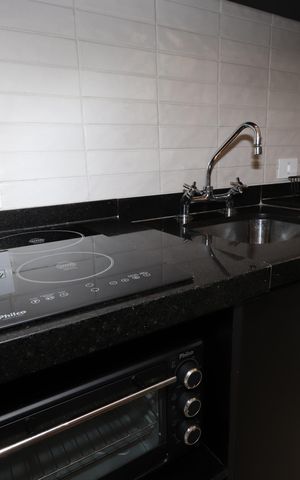 Studio à venda com 31m², 1 quarto e sem vagaCozinha