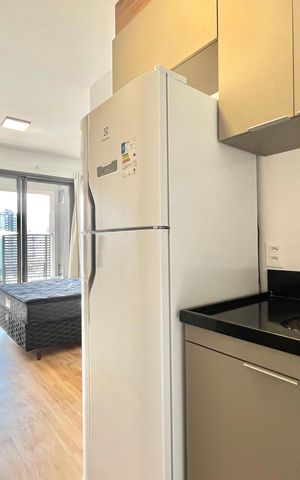 Studio para alugar com 26m², 1 quarto e sem vaga Studio para alugar com 26m², 1 quarto e sem vagaCozinha