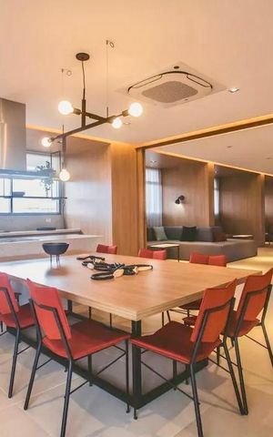 Studio para alugar com 26m², 1 quarto e sem vaga Studio para alugar com 26m², 1 quarto e sem vagaÁrea comum - Salão de festas