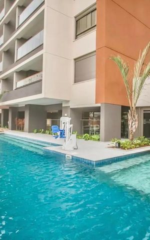 Studio para alugar com 26m², 1 quarto e sem vaga Studio para alugar com 26m², 1 quarto e sem vagaÁrea comum - Piscina