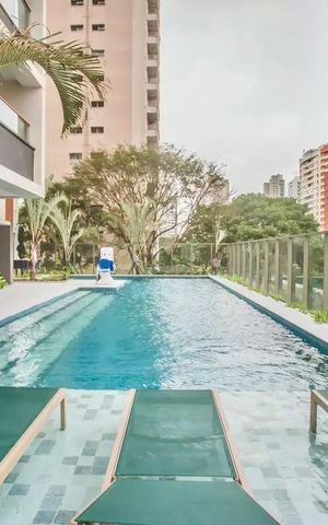 Studio para alugar com 26m², 1 quarto e sem vaga Studio para alugar com 26m², 1 quarto e sem vagaÁrea comum - Piscina