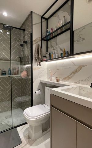 Apartamento à venda com 72m², 2 quartos e 1 vaga Apartamento à venda com 72m², 2 quartos e 1 vagaBanheiro da Suíte