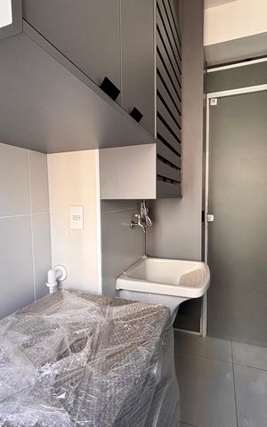 Apartamento à venda com 63m², 1 quarto e 1 vaga Apartamento à venda com 63m², 1 quarto e 1 vagaÁrea de Serviço