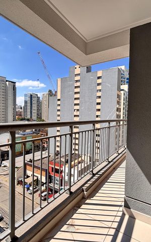 Apartamento à venda com 63m², 1 quarto e 1 vaga Apartamento à venda com 63m², 1 quarto e 1 vagaVaranda