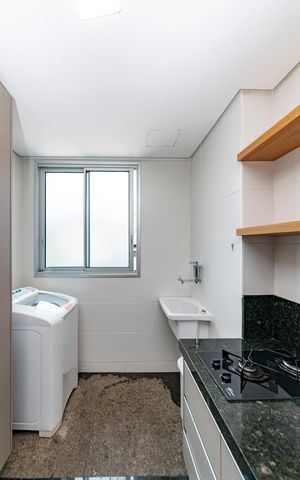 Apartamento à venda com 47m², 1 quarto e 2 vagas Apartamento à venda com 47m², 1 quarto e 2 vagasÁrea de Serviço