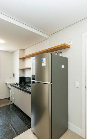 Apartamento à venda com 47m², 1 quarto e 2 vagas Apartamento à venda com 47m², 1 quarto e 2 vagasCozinha