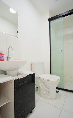 Apartamento para alugar com 35m², 2 quartos e sem vagaBanheiro Social