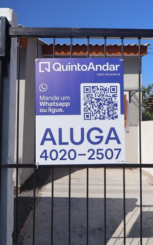 Casa para alugar com 32m², 1 quarto e 1 vagaPlaca