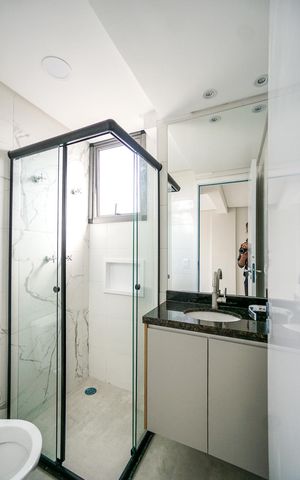 Apartamento para alugar com 45m², 2 quartos e sem vaga Apartamento para alugar com 45m², 2 quartos e sem vagaBanheiro