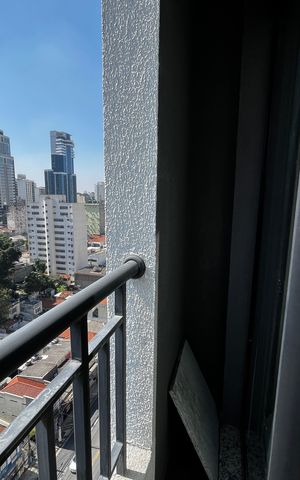 Studio à venda com 26m², 1 quarto e sem vagaVaranda da Sala