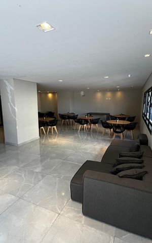 Studio à venda com 26m², 1 quarto e sem vagaÁrea comum - Salão de festas