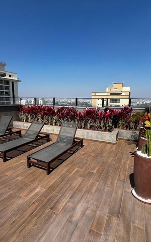 Studio à venda com 26m², 1 quarto e sem vagaVaranda gourmet