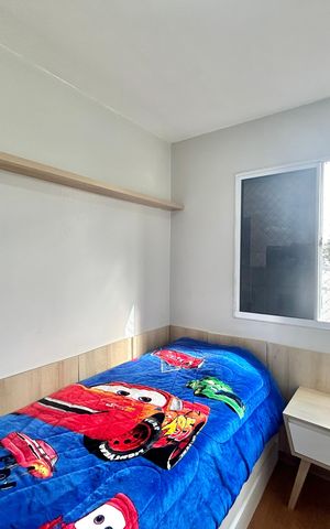 Apartamento à venda com 43m², 2 quartos e 1 vaga Apartamento à venda com 43m², 2 quartos e 1 vagaQuarto 2