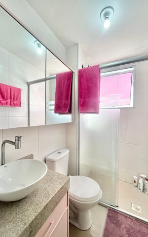 Apartamento à venda com 43m², 2 quartos e 1 vaga Apartamento à venda com 43m², 2 quartos e 1 vagaBanheiro