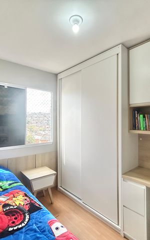 Apartamento à venda com 43m², 2 quartos e 1 vaga Apartamento à venda com 43m², 2 quartos e 1 vagaQuarto 2