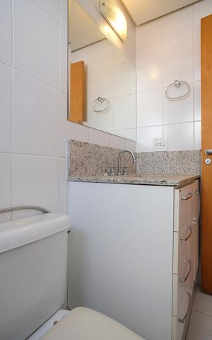 Apartamento para alugar com 123m², 3 quartos e 3 vagasBanheiro da Suíte 1