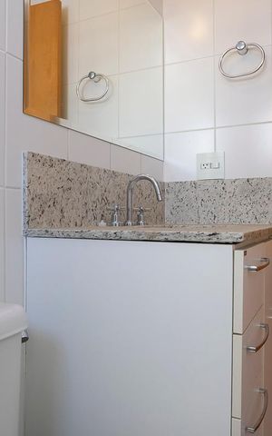 Apartamento para alugar com 123m², 3 quartos e 3 vagasBanheiro da Suíte 1