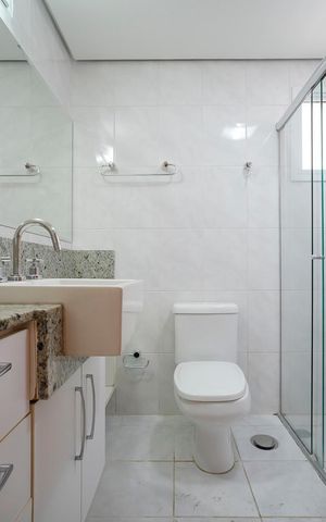 Apartamento para alugar com 123m², 3 quartos e 3 vagasBanheiro da Suíte 2