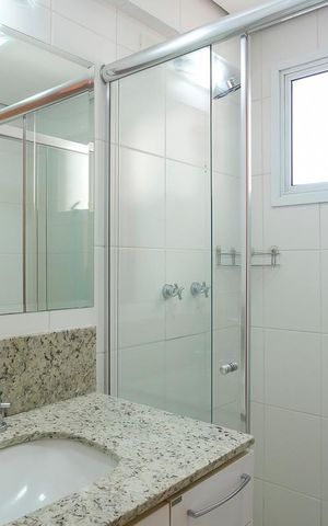 Apartamento para alugar com 123m², 3 quartos e 3 vagasBanheiro da Suíte 3
