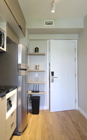 Studio à venda com 21m², 1 quarto e sem vagaCozinha