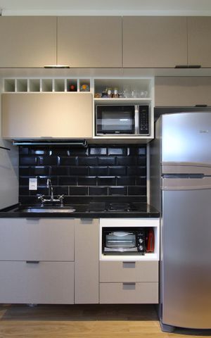 Studio à venda com 21m², 1 quarto e sem vagaCozinha