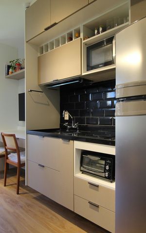 Studio à venda com 21m², 1 quarto e sem vagaCozinha