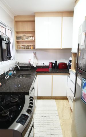 Casa de condomínio à venda com 95m², 2 quartos e 2 vagasCozinha