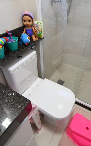 Casa de condomínio à venda com 95m², 2 quartos e 2 vagasBanheiro da Suíte 2