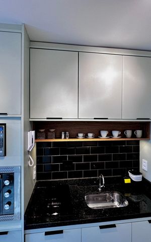 Studio para alugar com 26m², 0 quarto e sem vaga Studio para alugar com 26m², 0 quarto e sem vagaCozinha